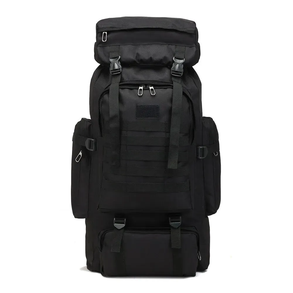 55-60LCamping Backpack Large Capacity Waterproof