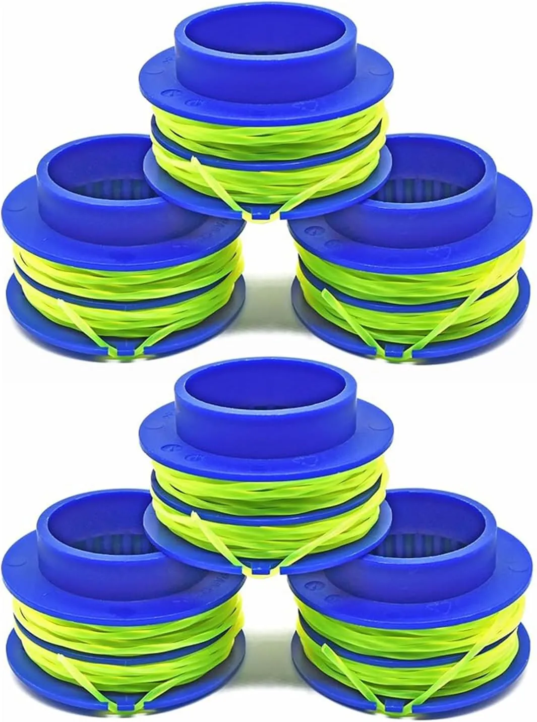 6Pcs 0.080" 16Ft KLS 124-03 String Trimmer Spool Line Compatible with Kobalt 24-Volt Max KST 1124B-03,KST 2024A-03,KST 2224B-03,KST 4024A-03 Trimmer