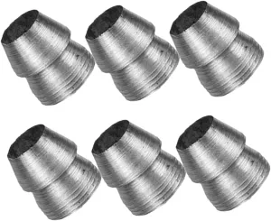 6pcs Axe Wedge Iron Replacement Wedge for Hammer Axe Durable Outdoor Gardening Tool for Pruning Chopping Trimming Plants Ergonomic Design for Easy Use