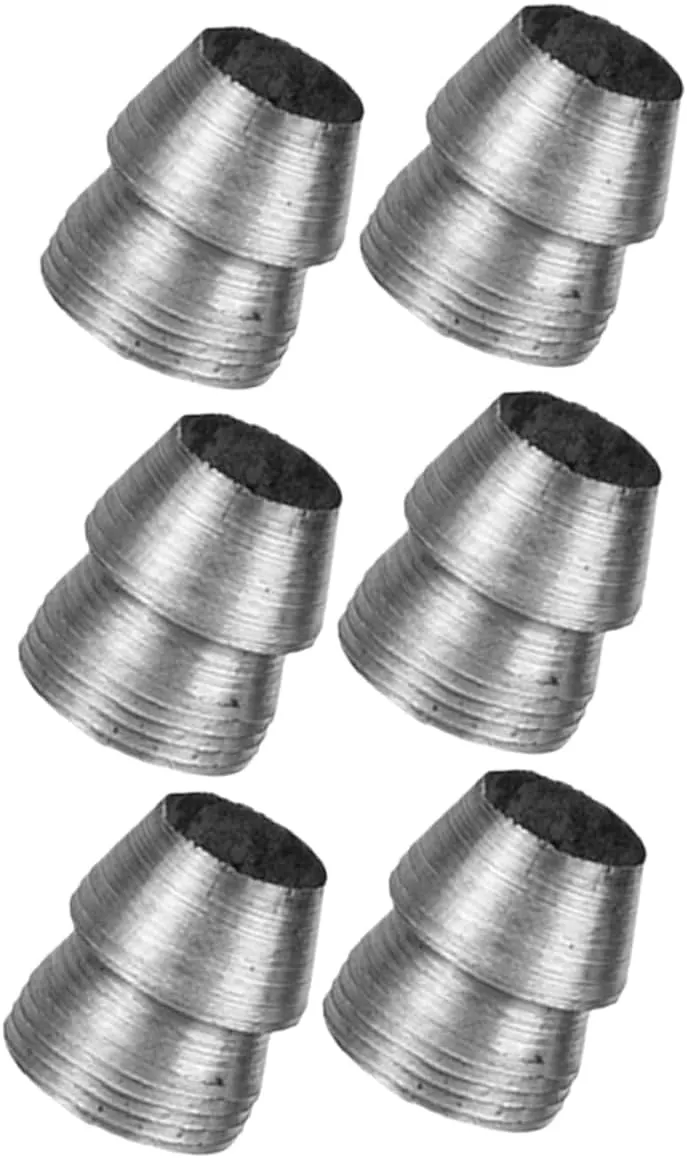 6pcs Iron Axe Wedge Replacement Wedges for Axe and Hammer Handles Durable Gardening Tools for Pruning Chopping and DIY Projects