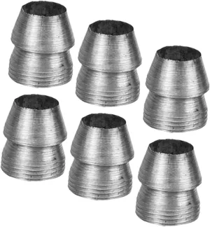 6pcs Iron Taper Wedges for Axe Replacement and Hammer Handle Reinforcement Durable and Sturdy Gardening Tools for Outdoor Pruning Chopping and DIY Projects