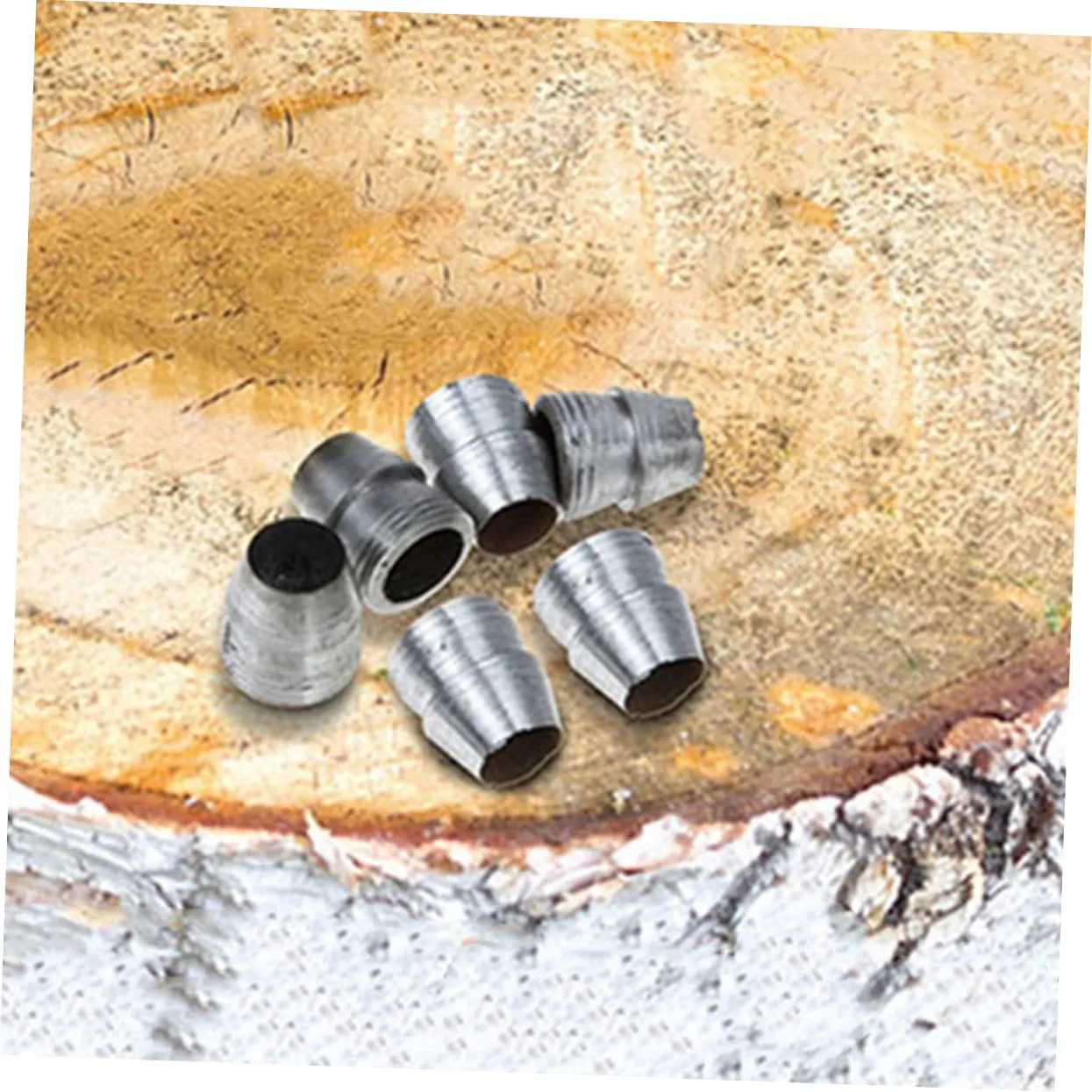 6pcs Iron Taper Wedges for Axe Replacement and Hammer Handle Reinforcement Durable and Sturdy Gardening Tools for Outdoor Pruning Chopping and DIY Projects