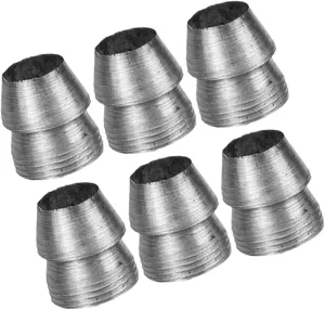6pcs Iron Wedge for Hammer and Axe Handle Reinforcement Durable Splitting Wedges Ergonomic Design for Easy Installation and Enhanced Safety