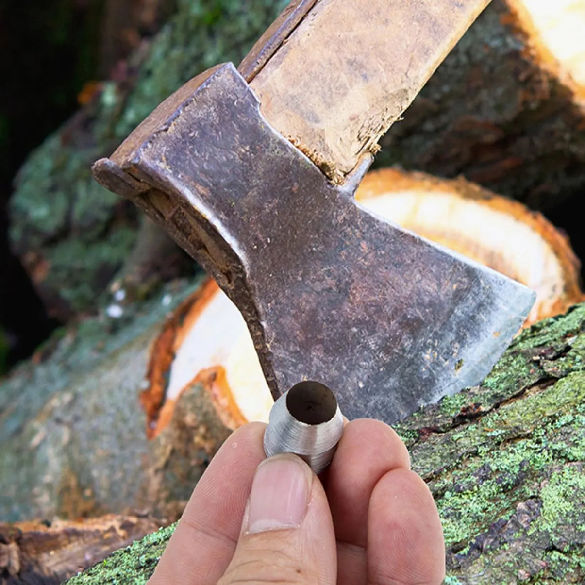 6pcs Iron Wedges for Axe Replacement Hammer Handle Reinforcement Ergonomic Outdoor Gardening Tool for Pruning Chopping Trimming Plants Durable Sturdy Design