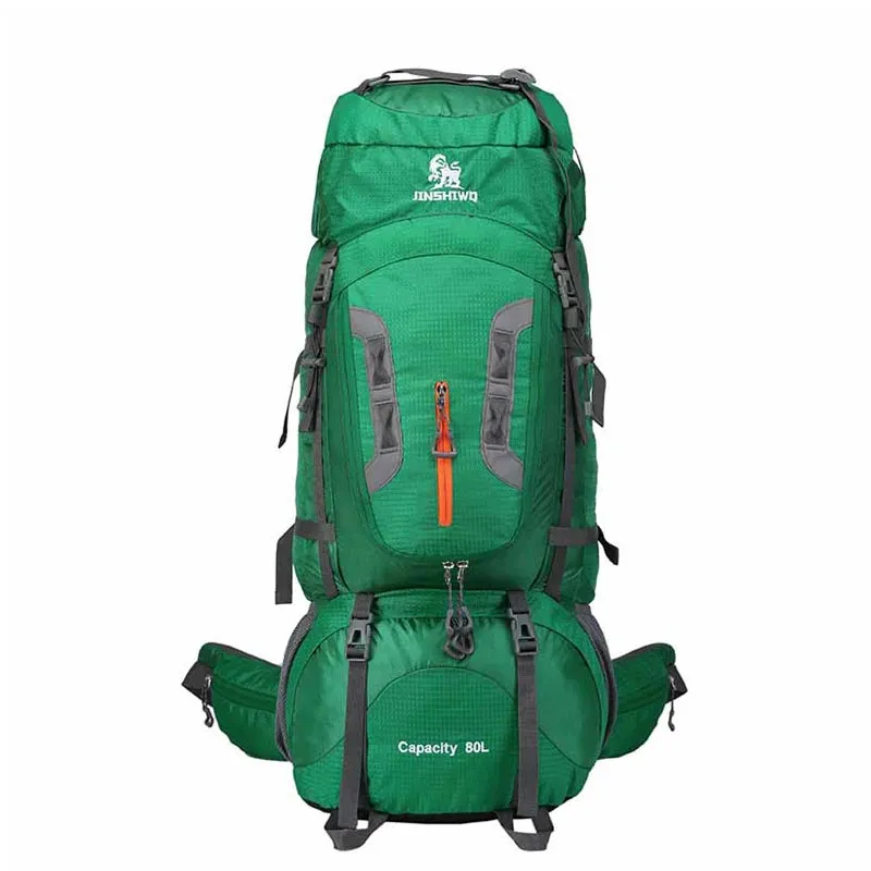 80L Superlight Camping Hiking Backpack - Outdoor Nylon Bag with Aluminum Alloy Support, Ideal for Sport Travel