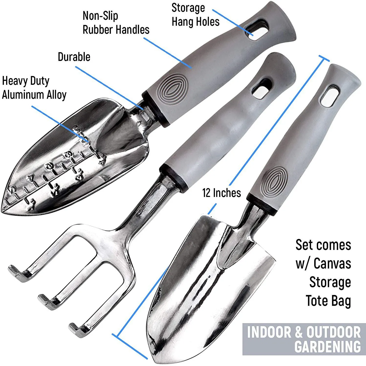 9-Piece: Heavy Duty Aluminum Alloy Gardening Tools Set