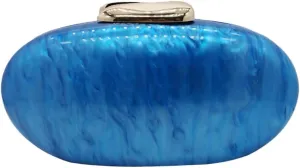 Acrylic Clutch Purse for Women Egg Shape Acrylic Handbags Cute Wedding Party Shoulder Crossbody Bag