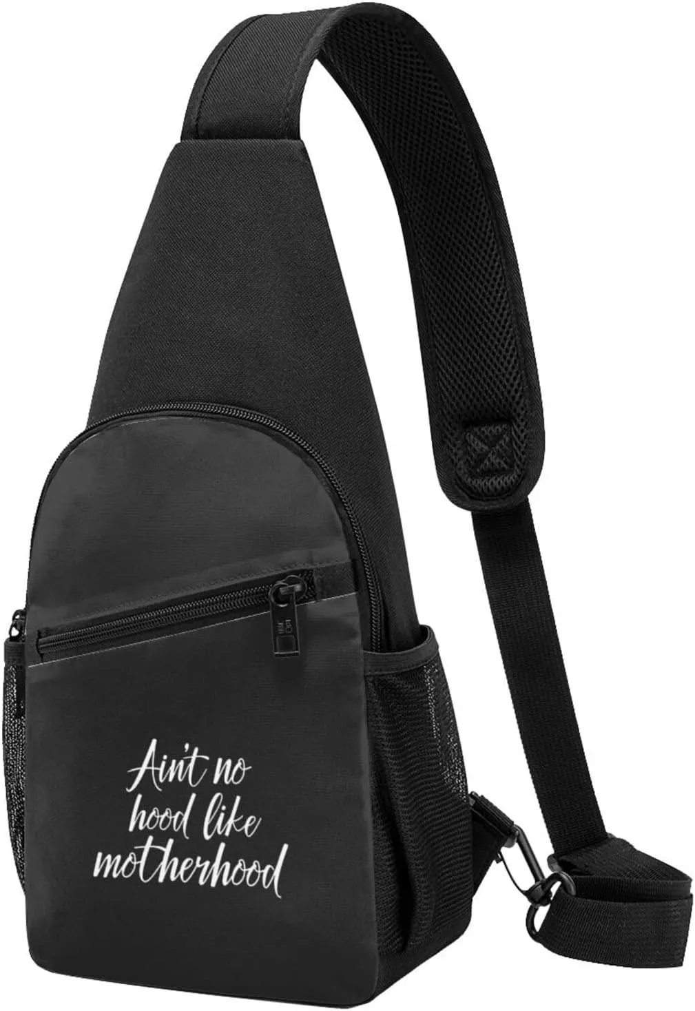Ain'T No Hood Like Motherhood Unisex Chest Bag Lightweight Crossbody Shoulder Bag Travel Pocket