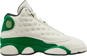 Air Jordan 13 Retro Court of Legends Grade School Lifestyle Shoes (Sail/Black/Pine Green)