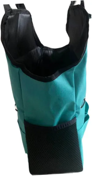Angoily Garden Tool Bag Large Capacity Oxford Fabric Multi-pocketed Storage Pouch Garden Tool Handbag Portable Gardening Organizer