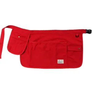 ANYHOUZ Gardening Orange Apron Half Waist Canvas Multi Pocket Adjustable Industrial Tools Overalls For Men and Women