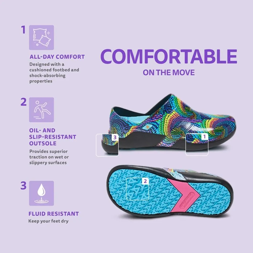 Anywear Journey Men’s and Women’s Clogs - Lightweight Waterproof Shoes with Superb EVA Cushioning for Gardening, Food Service, Medical Professionals