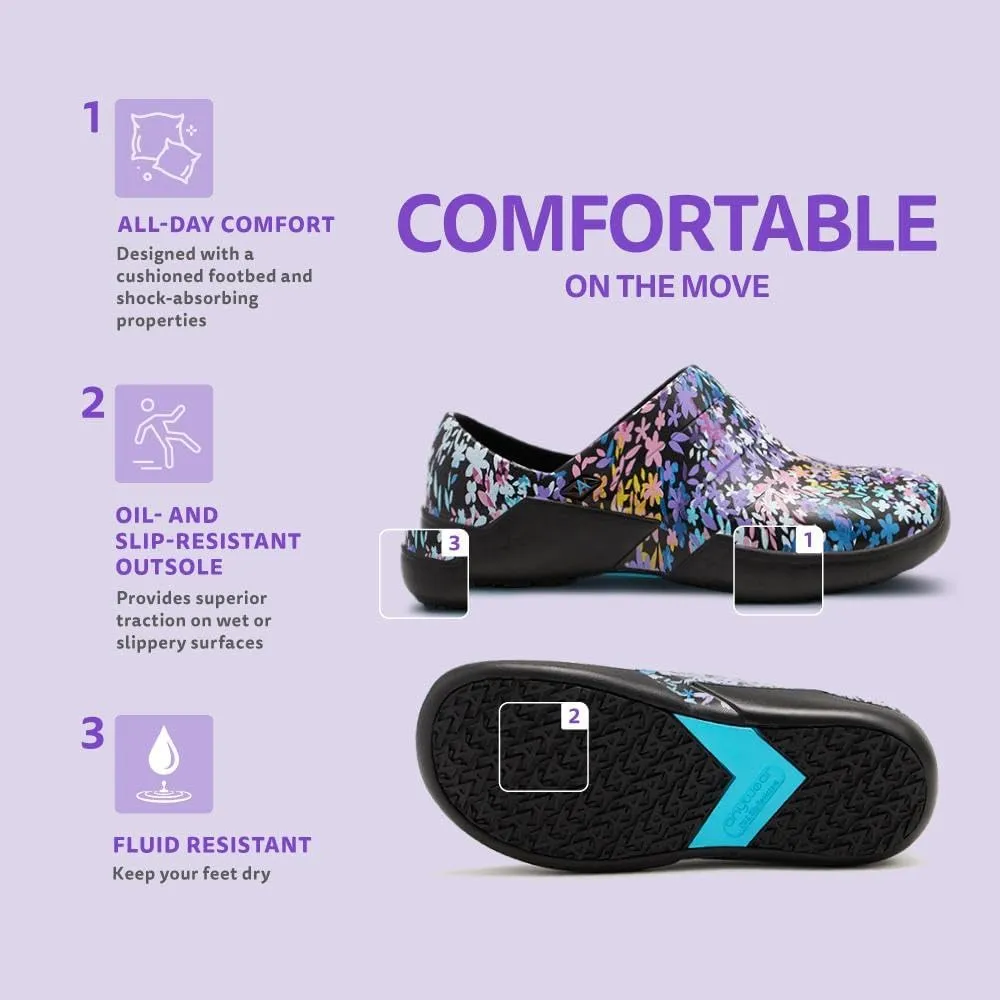 Anywear Journey Men’s and Women’s Clogs - Lightweight Waterproof Shoes with Superb EVA Cushioning for Gardening, Food Service, Medical Professionals