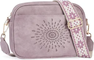 APHISON Quilted Crossbody Bags for Women Trendy,Vegan Leather Small Crossbody Purses Shoulder Handbags with Adjustable Strap