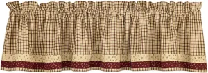 Apple Jack Country Valance, 72 Inch X 14 Inch