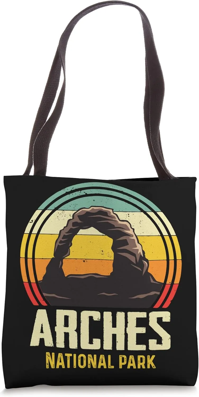Arches National Park Hiking Utah Canyon Rocks Souvenir Tote Bag