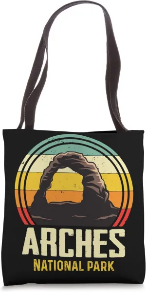 Arches National Park Hiking Utah Canyon Rocks Souvenir Tote Bag