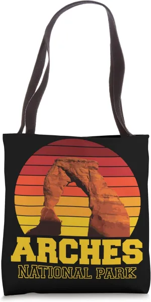Arches National Park Souvenir Utah Hiking Camping Canyon Tote Bag