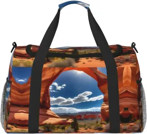 Arches National Park-standard print Weekender Overnight Carry On Bag Gym Luggage Bag Duffel Bag for Travel Women