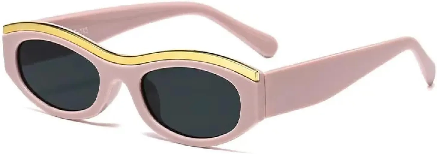 Arrival Cat Eye Sunglasses Women Men Oval Vintage Elliptic Round Sun Glasses