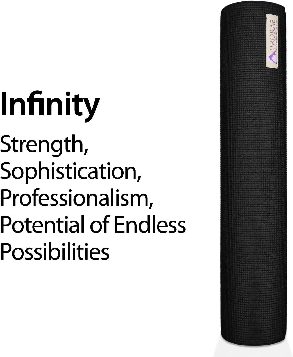 AURORAE Classic/Printed Extra Thick and Long Yoga Mat. Slip Free Rosin included