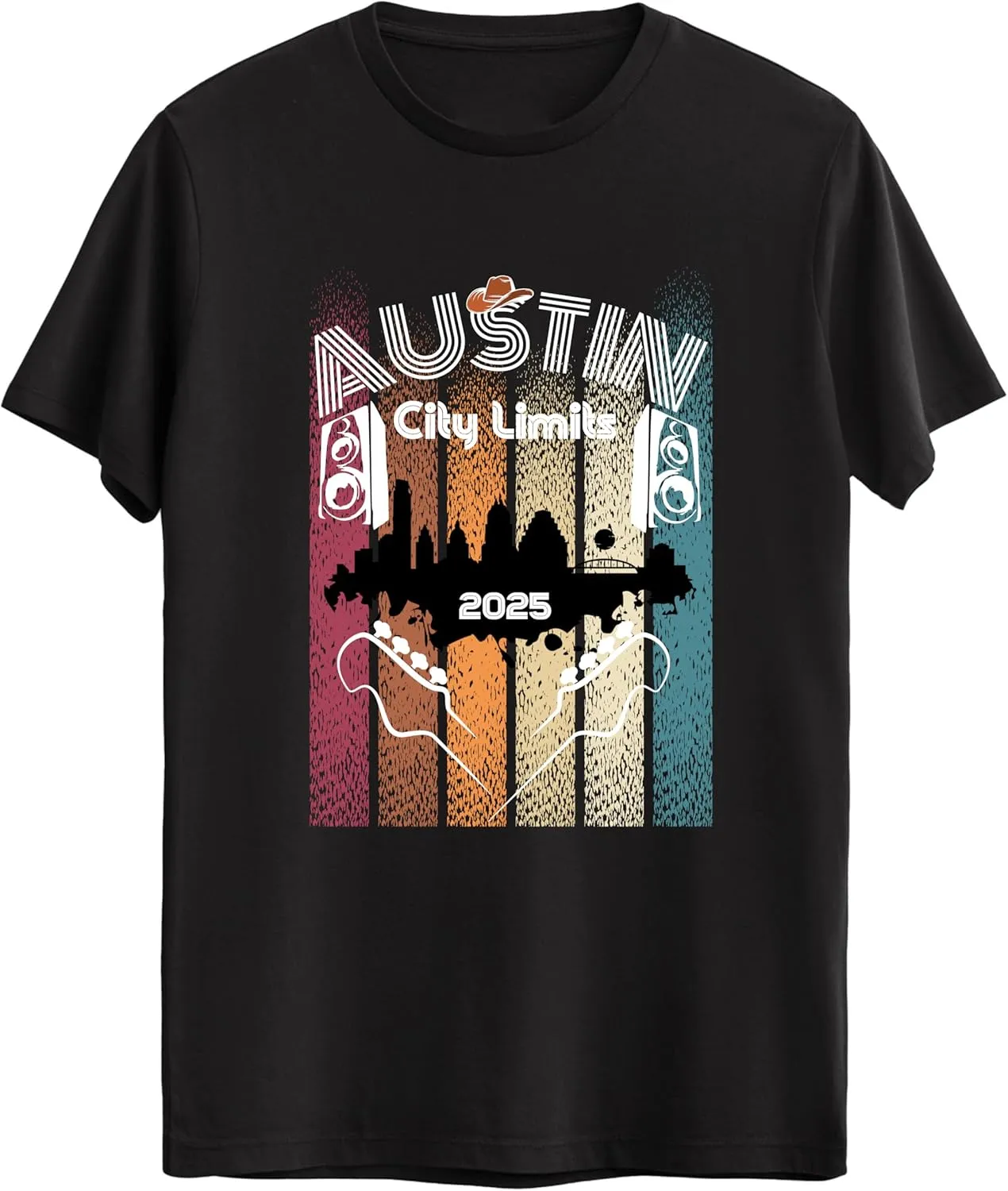 Austin City Limits Festival Shirt – Western Retro Music Tee – Country Rock Concert Graphic T-Shirt