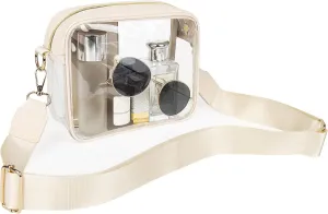 Aveniee Clear Bag Stadium Approved, Clear Purses for Women, Crossbody Bag for Concerts with Adjustable Strap