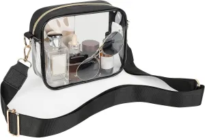 Aveniee Clear Bag Stadium Approved, Clear Purses for Women, Crossbody Bag for Concerts with Adjustable Strap