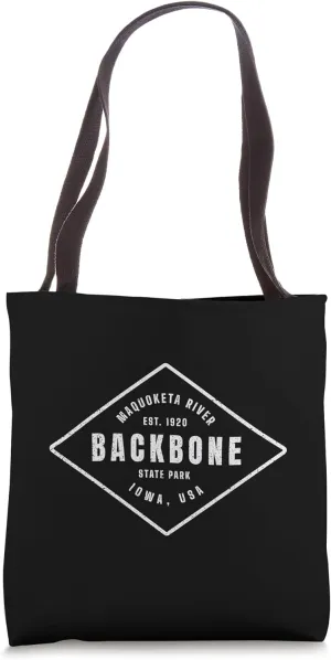 Backbone State Park Iowa Souvenir Design Tote Bag