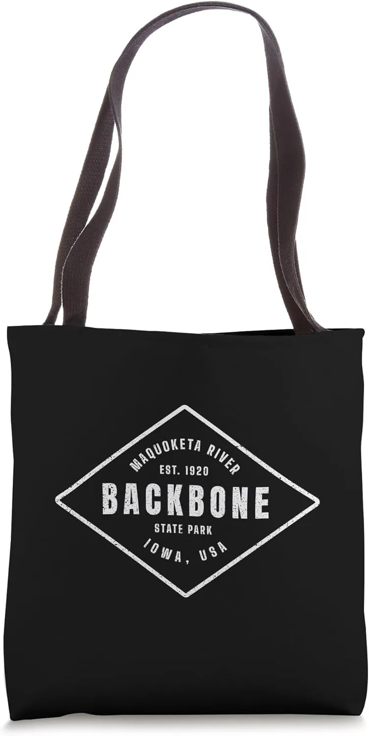 Backbone State Park Iowa Souvenir Design Tote Bag