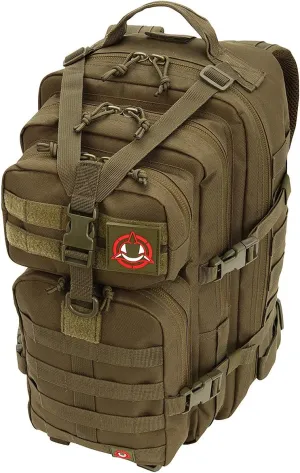 Backpack - 34L Molle Backpack - Military Army Style 1 to 2 Day Assault Pack Rucksack Survival Bag