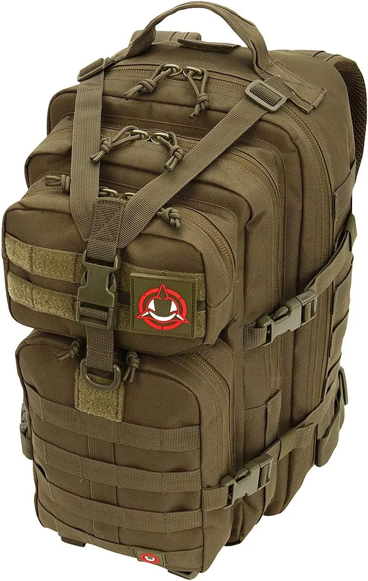 Backpack - 34L Molle Backpack - Military Army Style 1 to 2 Day Assault Pack Rucksack Survival Bag