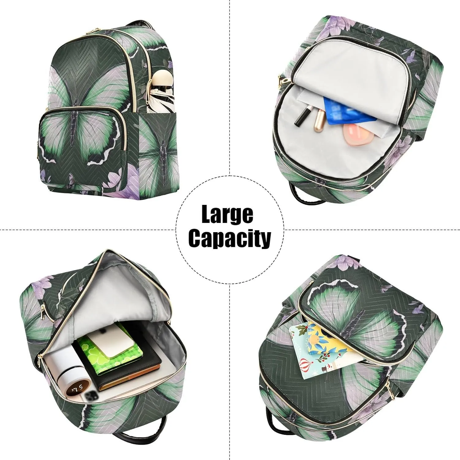 Backpack Purse for Women Funny Classic Bag Backpack Retro Fashion Large Capacity Backpack Funny Present for Women Men (Medium Pattren 1)