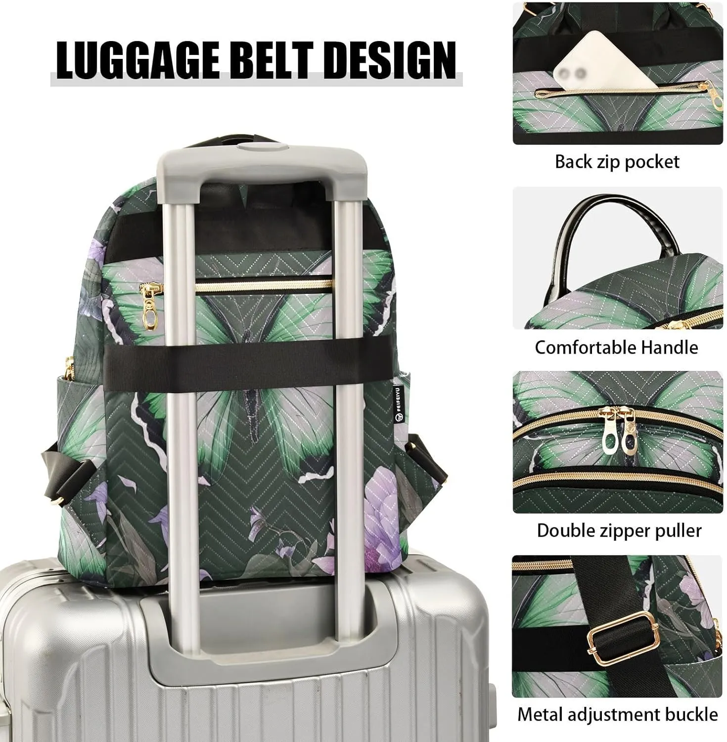 Backpack Purse for Women Funny Classic Bag Backpack Retro Fashion Large Capacity Backpack Funny Present for Women Men (Medium Pattren 1)