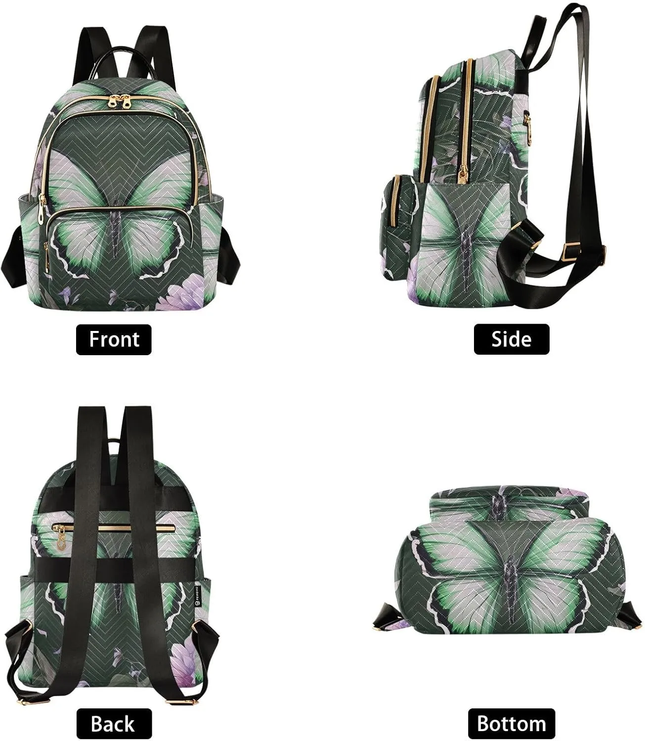 Backpack Purse for Women Funny Classic Bag Backpack Retro Fashion Large Capacity Backpack Funny Present for Women Men (Medium Pattren 1)