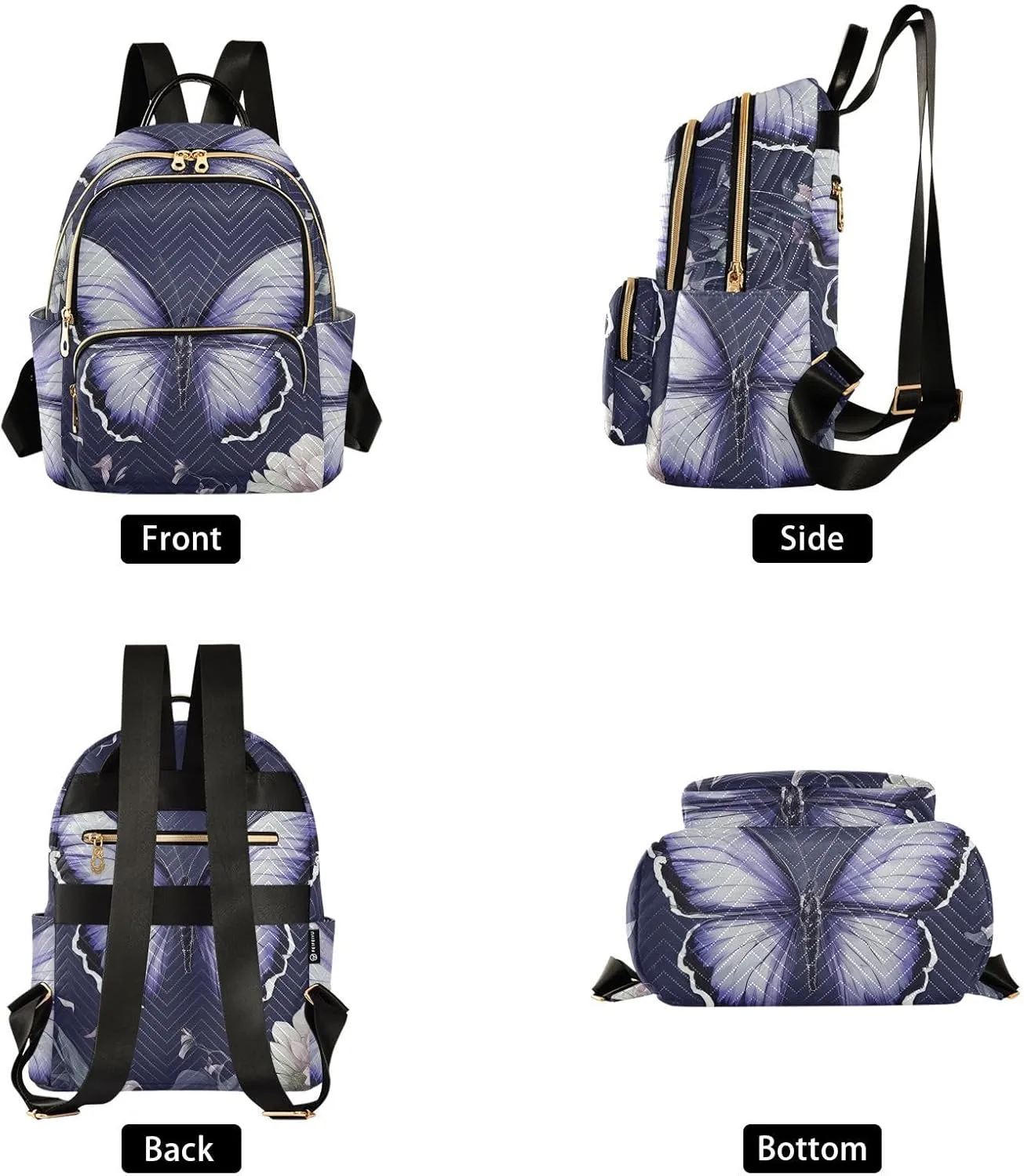 Backpack Purse for Women Funny Classic Bag Backpack Retro Fashion Large Capacity Backpack Funny Present for Women Men (Medium Pattren 3)