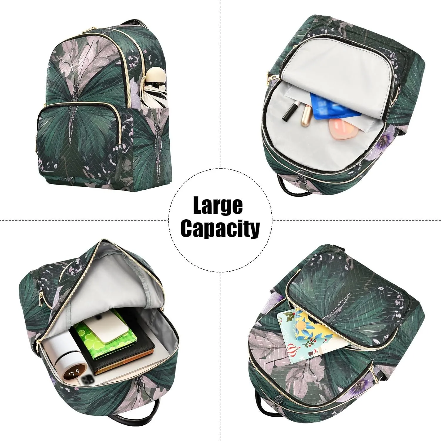 Backpack Purse for Women Funny Classic Bag Backpack Retro Fashion Large Capacity Backpack Funny Present for Women Men (Medium Pattren 4)