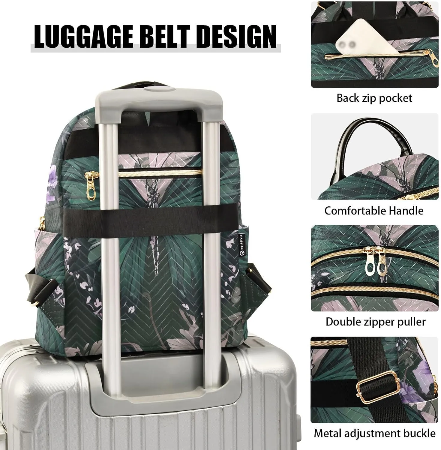 Backpack Purse for Women Funny Classic Bag Backpack Retro Fashion Large Capacity Backpack Funny Present for Women Men (Medium Pattren 4)