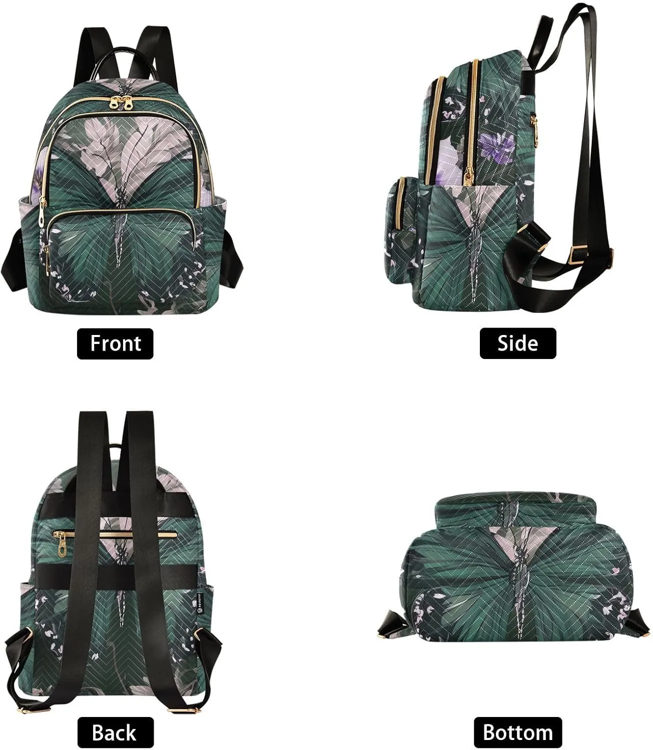Backpack Purse for Women Funny Classic Bag Backpack Retro Fashion Large Capacity Backpack Funny Present for Women Men (Medium Pattren 4)