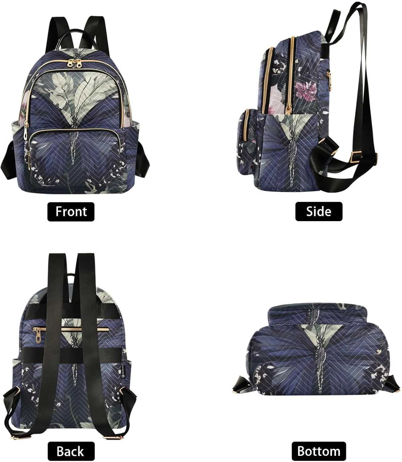 Backpack Purse for Women Funny Classic Bag Backpack Retro Fashion Large Capacity Backpack Funny Present for Women Men (Medium Pattren 5)