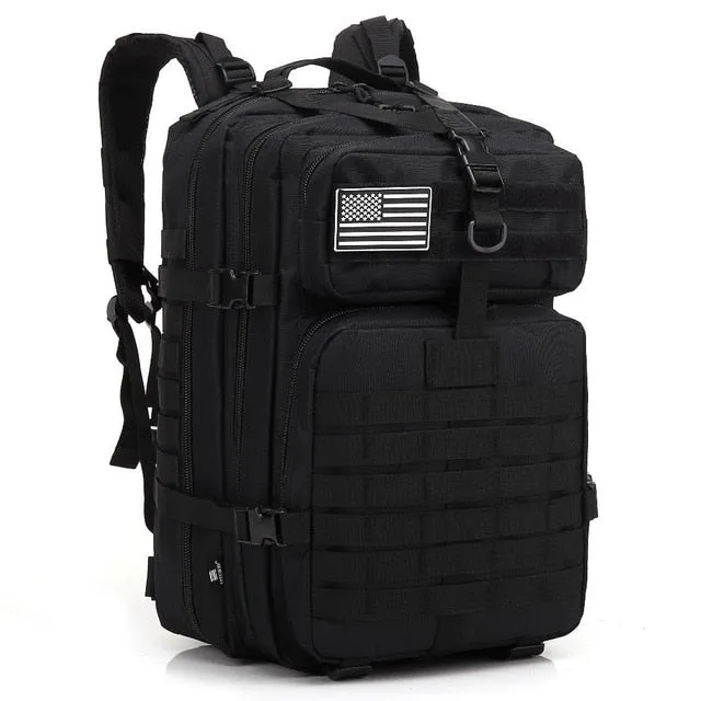 Bag Pack Outdoor Army Trekking Virtual Capacity Assault Tactical Bags Backpacks Man Hunting Military For 45L Molle Verified transactions Large 3P Camping EDC
