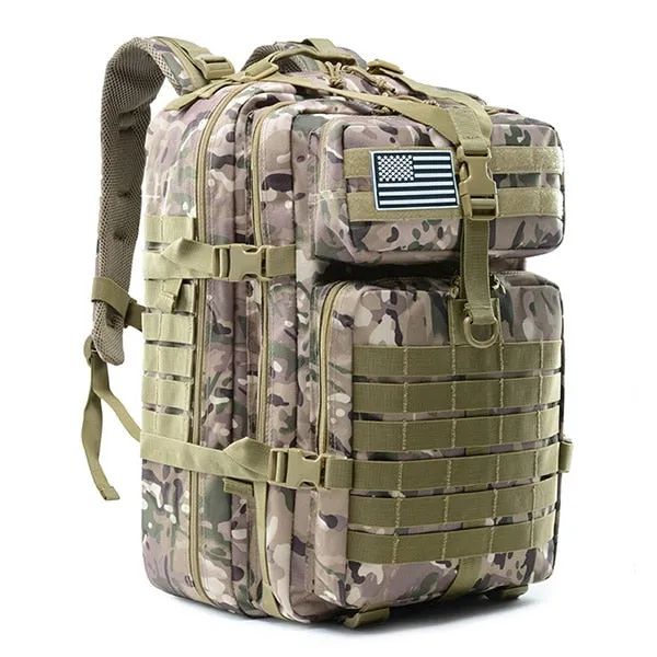 Bag Pack Outdoor Army Trekking Virtual Capacity Assault Tactical Bags Backpacks Man Hunting Military For 45L Molle Verified transactions Large 3P Camping EDC