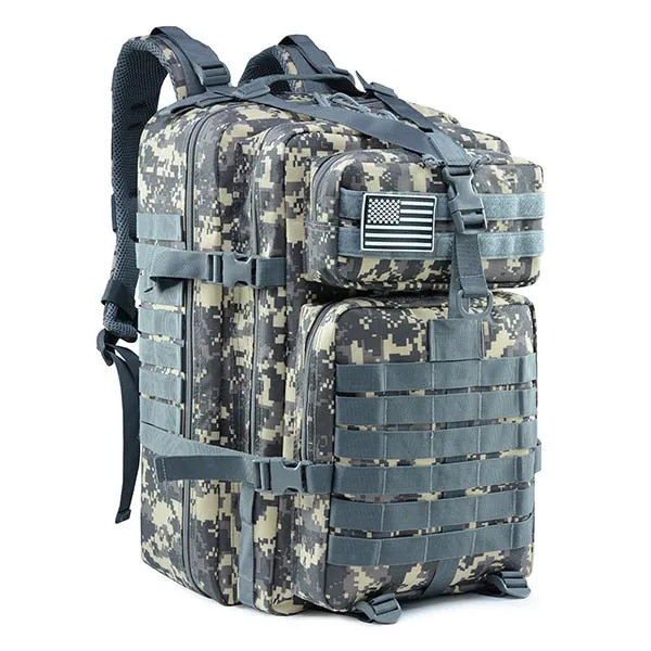 Bag Pack Outdoor Army Trekking Virtual Capacity Assault Tactical Bags Backpacks Man Hunting Military For 45L Molle Verified transactions Large 3P Camping EDC