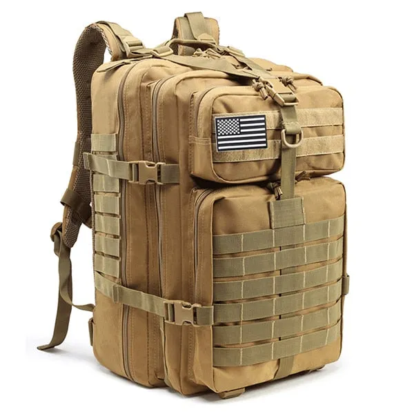 Bag Pack Outdoor Army Trekking Virtual Capacity Assault Tactical Bags Backpacks Man Hunting Military For 45L Molle Verified transactions Large 3P Camping EDC