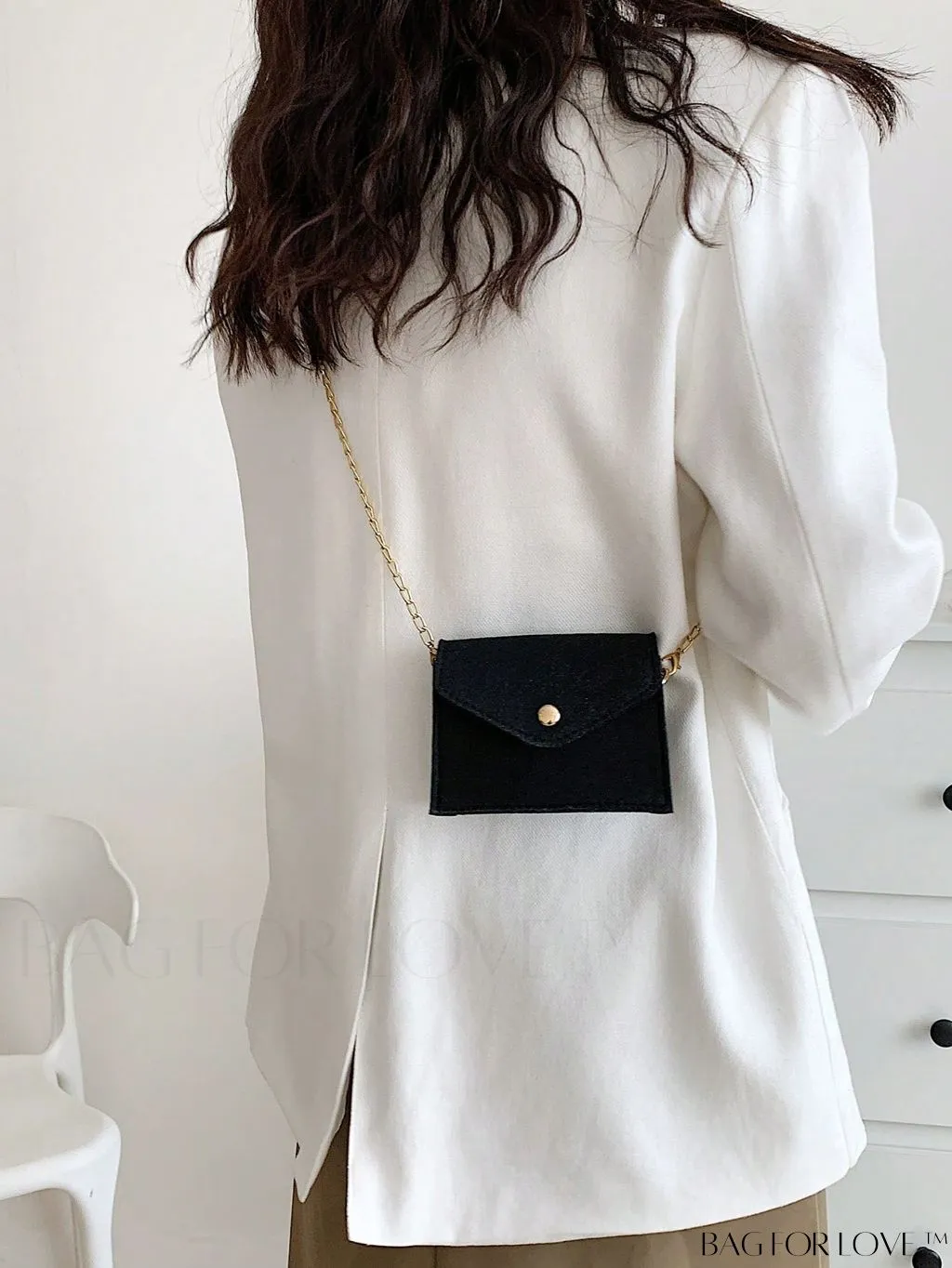 BagForLove - Compact Felt Chain Crossbody