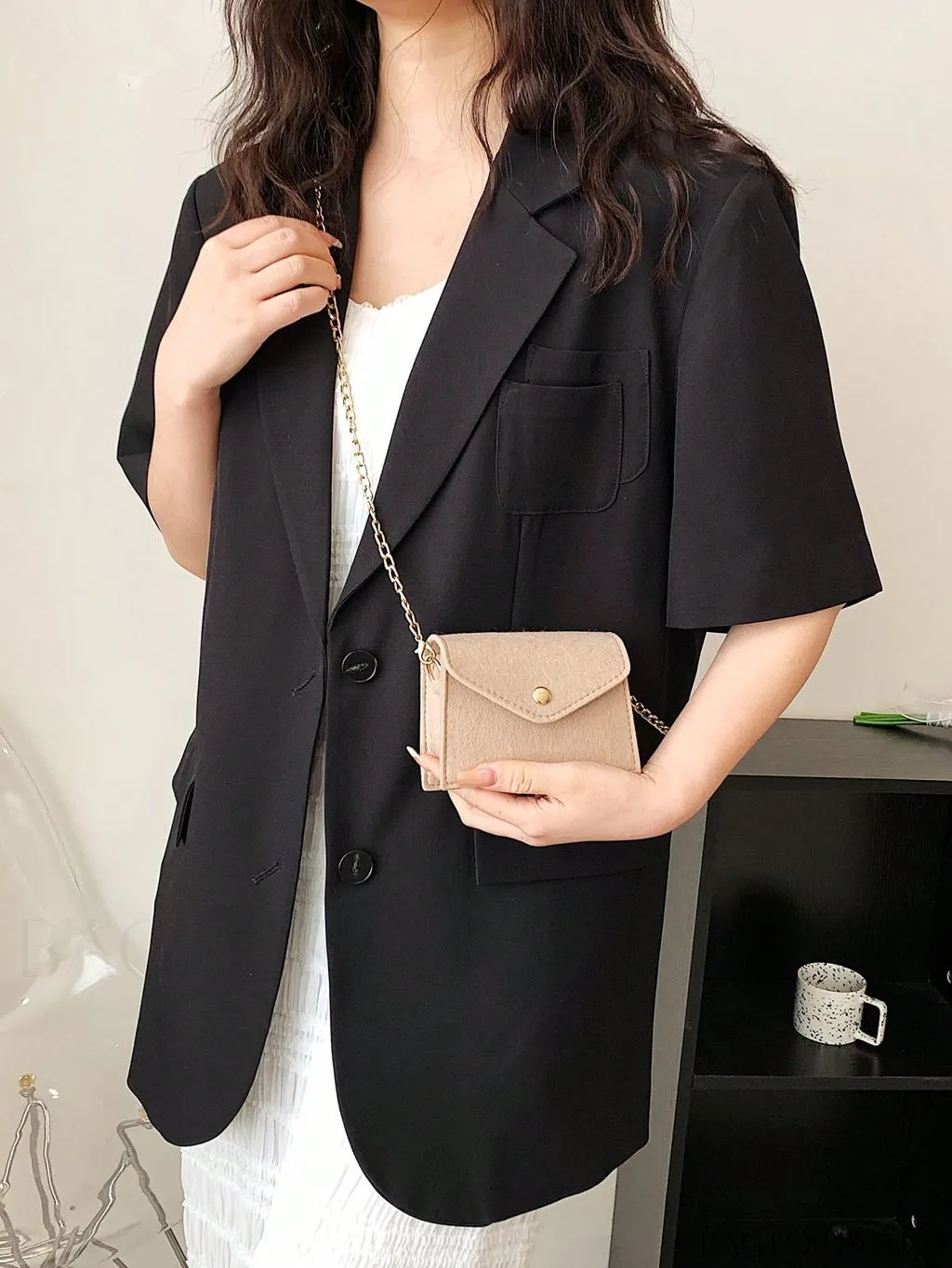 BagForLove - Compact Felt Chain Crossbody