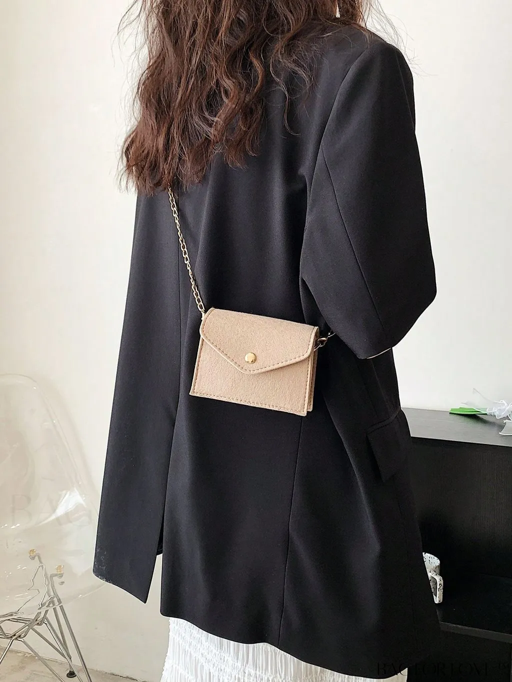 BagForLove - Compact Felt Chain Crossbody