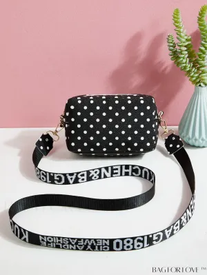 BagForLove - Compact Polka Dot Crossbody