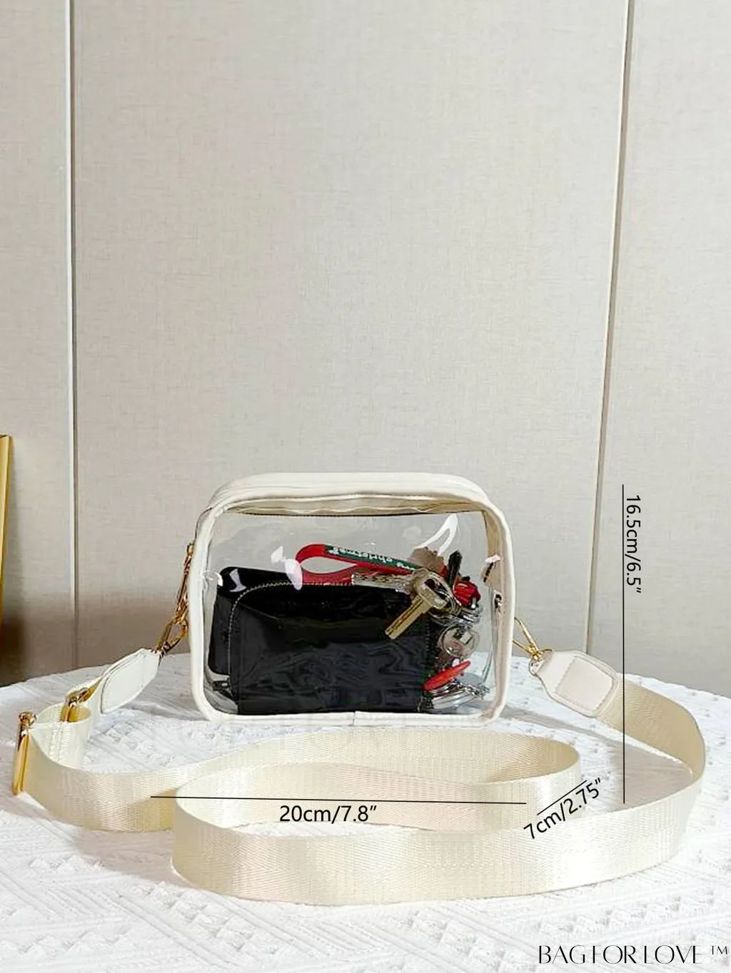 BagForLove - Compact Stylish PVC Waterproof Square Bag