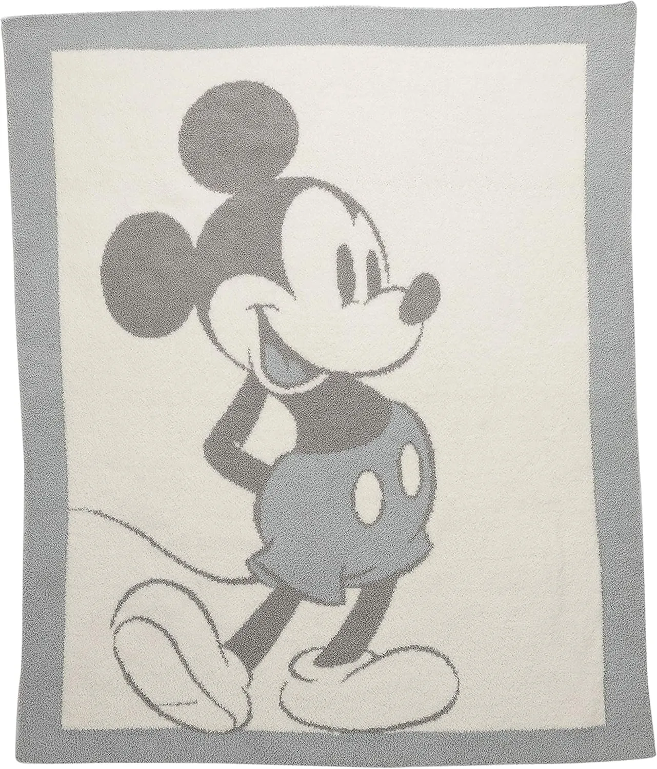Barefoot Dreams CozyChic Vintage Mickey Mouse Baby Blanket Ocean Multi One Size